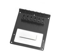 Guitar Bridge Parts Electirc Guitar Bridge For Guitar With Humbucker Hole 101x89mm String Spacing 10.5mm Guitar Parts Black/Chrome(Black)