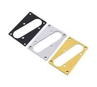 Guitar Bridge Pickup Ring Mounting Frame Fit Telecaster Tele Guitars - Metal Materiel with Mounting Screws (Black)