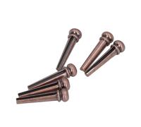 Guitar Bridge Pin, Copper Lightweight Acoustic Guitar Bridge Pin 6PCS for Repair (Bronze)