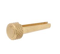 Guitar Bridge Pins, 6Pcs Bridge Pins Copper Folk Acoustic Guitar Strings Pegs Bridge Nails Replacement (Golden)