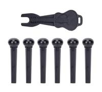 Guitar Bridge Pins String Pegs With Bridge Pin Puller Remover Replacement Parts For Acoustic Folk Guitar Ukulele