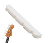 Guitar Bridge, Precise Replacement Parts for Bass & Acoustic Guitar, Acoustic Guitar Bridge Bone for Teens, Adults, Friends, Beginners and Advanced