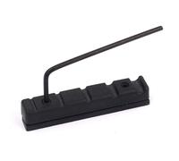Guitar Bridge Saddle, Metal Bass Nut with 1.5mm Wrench, Bone Saddle Replacement for Acoustic Guitar, Ukulele, Banjo Repair, Luthier Accessories