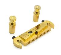 Guitar Bridge Set 6 String Bridge Tailpiece For LP Electric Guitar(Gold)