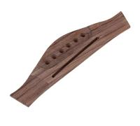 Guitar Bridge Set 6 String Rosewood Acoustic Guitar Bridge Straight Bending Holes(Straight)