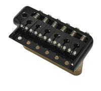 Guitar Bridge Set CNC PRS Style Brass 6 Screws Guitar Tremolo Bridge(Black)