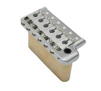Guitar Bridge Set CNC PRS Style Brass 6 Screws Guitar Tremolo Bridge(Chrome)