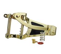 Guitar Bridge Set Electric Guitar Bridge Pull Plate VibratoLarge Shaker Lever Chrome Gold(Gold)