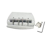 Guitar Bridge Set Electric Guitar Cable Pull Plate Suitable For PB4 String Bass Bridge Straight Code Metal Material