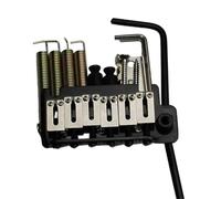 Guitar Bridge Set Tremolo Electric Guitar String Board Double Swing Bridge Stainless Steel Saddles And Block BS184(BK)
