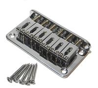 Guitar bridge six string Hard tail top loading in chrome by Sung il BN007