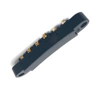Guitar Bridge Six string roller bridge Black Adjustable pitch Alloy material Surround design Suitable for LP electric guitar
