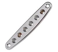 Guitar Bridge String Thru Body Ferrule Bushing Plate Replacement Guitar String Through Plate String Bushing Metal Plate