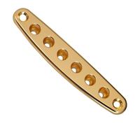 Guitar Bridge String Thru Body Ferrule Bushing Plate Replacement Guitar String Through Plate String Bushing Metal Plate