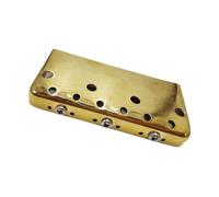 Guitar Bridge Suitable for SG Tele guitar three way adjustable copper tail plate compensation copper bridge gold