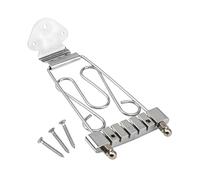 Guitar Bridge Tailpiece - 6 String Electric Guitar Replacement Parts, Tailpiece Bridge Trapeze, Metal Instrument Mount Hardware, Precision String Alignment Component for Home Stage Performance Studio