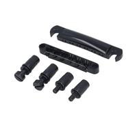 Guitar Bridge Tailpiece Set with Studs Metal Guitar Tailpiece Kit 12 String Saddle Bridge and Tailpiece Set for LP SG Electric Guitars