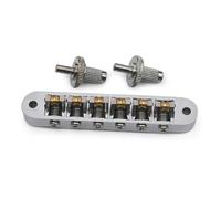 Guitar Bridge The Bridge Tailpiece With Roller Lifting Screw Is Suitable For LP Electric Guitars(Silver)