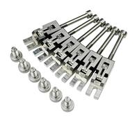 Guitar Bridges And Saddles 1 Set 6 Pcs Electric Guitar Tremolo Bridge Saddles
