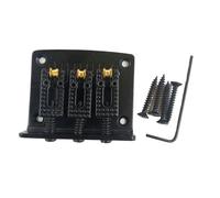 Guitar Bridges And Saddles 3 Yard Ball Bearing Bridge Electric Guitar Tailpiece(Black)