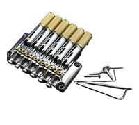 Guitar Bridges And Saddles 6 Strings Bridge Headless Electric Guitar Metal Saddle