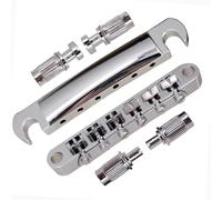 Guitar Bridges And Saddles Electric Guitar Bridge With Studs Locking Roller Saddle Metal Tailpiece