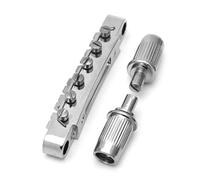 Guitar Bridges And Saddles The Tailpiece On The Front String Bridge Is Suitable For Lp EPI Electric Guitar(Silver)