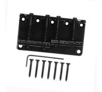 Guitar Bridges And Saddles Vintage 4 Strings Bridge For JB PB Electric Bass(Black)