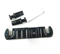 Guitar Bridges And Saddles Wraparound Bridge Tailpiece For LP Electric Guitar(Black)