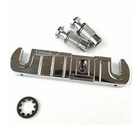 Guitar Bridges And Saddles Wraparound Bridge Tailpiece For LP Electric Guitar(Silver)