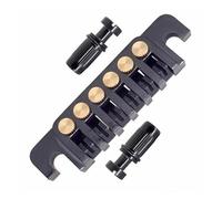 Guitar Bridges With Studs And Inserts Replacement 6 String Electric Guitar Bridge Vintage 6 Stopbar Tailpiece Electric Guitar Bridge Saddle Parts Replacement Screws