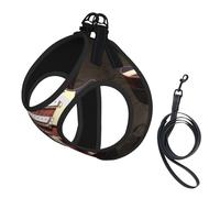 Guitar British Flag Compact Pet Suspender Vest-The Perfect Small Pet For A Comfortable Walk