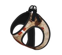 Guitar British Flag Compact Pet Suspender Vest-The Perfect Small Pet For A Comfortable Walk
