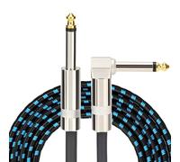Guitar Cable 3Meters/10FT, Guitar Lead with 6.35mm 1/4 Inch Jacks, Shielded Electric Guitars Cable for Amp Bass Keyboard Speaker Studio & Stage Us