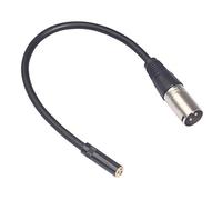 Guitar Cable LLD TC227K17-03 3.5mm Female to XLR Male Audio Cable, Length: 0.3m Guitar pedal connector