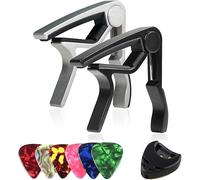 Guitar Capo Acoustic Capo Electric Guitar Capo 6-String Acoustic & Electric Guitar Capo for Guitar, Bass, Violin, Ukulele, Guitar Accessories 2 pack