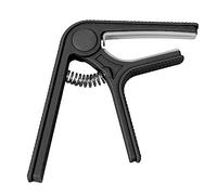 Guitar Capo, Clip Clamp with Non Slip Point Universal Great Protection Ukulele Electric Guitar Capo for Acoustic Electric Guitars Bass Mandolin Ukulele (Black)