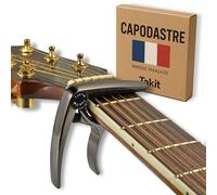 Guitar Capo for Acoustic and Electric Guitar - Also for Ukulele, Banjo and Mandolin - High Performance - Built of Zinc Alloy - Bronze