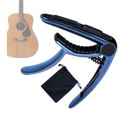 Guitar Capo for Acoustic, Ukulele Metal Tuning Clip, Precision-Engineered Lightweight Guitar Capo Clip for Stage Performance, Live Concert & Practice