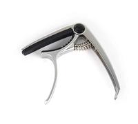 Guitar Capo Guitar Capo Clamp Quick Change Clamp With Bridge for Acoustic and Electric Guitars(Silver)