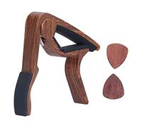 Guitar Capo, Guitar Capo with 2 Picks, Guitar Clip/Guitar Clamp, Professional Guitar Capo for Acoustic and Electric Guitars