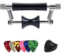Guitar Capo Guitar Rolling Capo Sliding Capo Adjustable Capo Rubber and Stainless Steel Capo for Tuning Tone of String Instruments Like Folk Classic Acoustic Electric Guitar Ukulele Mandolin Banjo