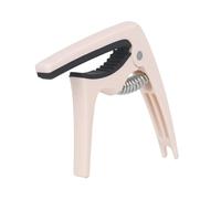 Guitar Capo Guitar Tuning Clip Folk Acoustic-Electric Guitar Tuning Clip Tuner Guitar for Acoustic and Electric Guitars(Almond)