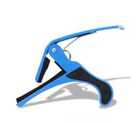 Guitar Capo Metal Alloy Big Capo: Effortlessly Change Keys, Quick Release Clamps for Acoustic, Classical, and Electric Guitars(Blue)