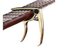 Guitar Capo Metal Guitar Capo Aluminum Alloy Tuner Clamp Professional Key Trigger for Acoustic Electric Musical Instruments(Gold)