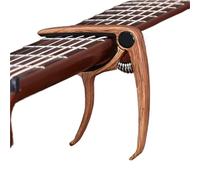 Guitar Capo Metal Guitar Capo Aluminum Alloy Tuner Clamp Professional Key Trigger for Acoustic Electric Musical Instruments(Dark wood grain)