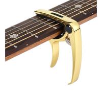 Guitar Capo Metal Guitar Capo for Acoustic/Electric/Classic Trigger Change Tune Key Clamp(Yellow)