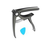 Guitar Capo, Multi-Functional 4-In-1 Ukulele Clamp Tuning Pick, 8x9.5cm/3.15x3.74 Inches String Tuner Accessory, for Professionals, Beginners Abs+metal+silicone
