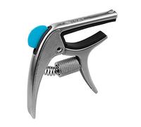 Guitar Capo Multifunctional Single-handed Guitar Capo Clamp for Acoustic and Electric Guitars(Silver)