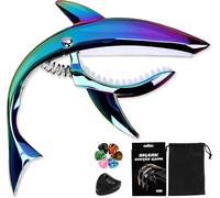 Guitar Capo Shark Guitar Capo Acoustic Capo Electric Guitars Capo Premium Zinc Alloy Guitar Accessories Ukulele Mandolin Banjo Bass (Colorful)